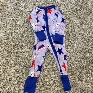 Little sleepies star and stripes zippy